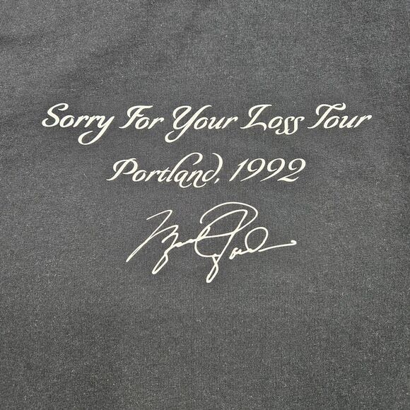 Nike Air Jordan Flight Sorry For Your Loss Shirt Mens‎ Large Portland 92 Rose L - Picture 5 of 11